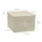 Household Essentials Fabric Storage Bin with Lid, 2ct.